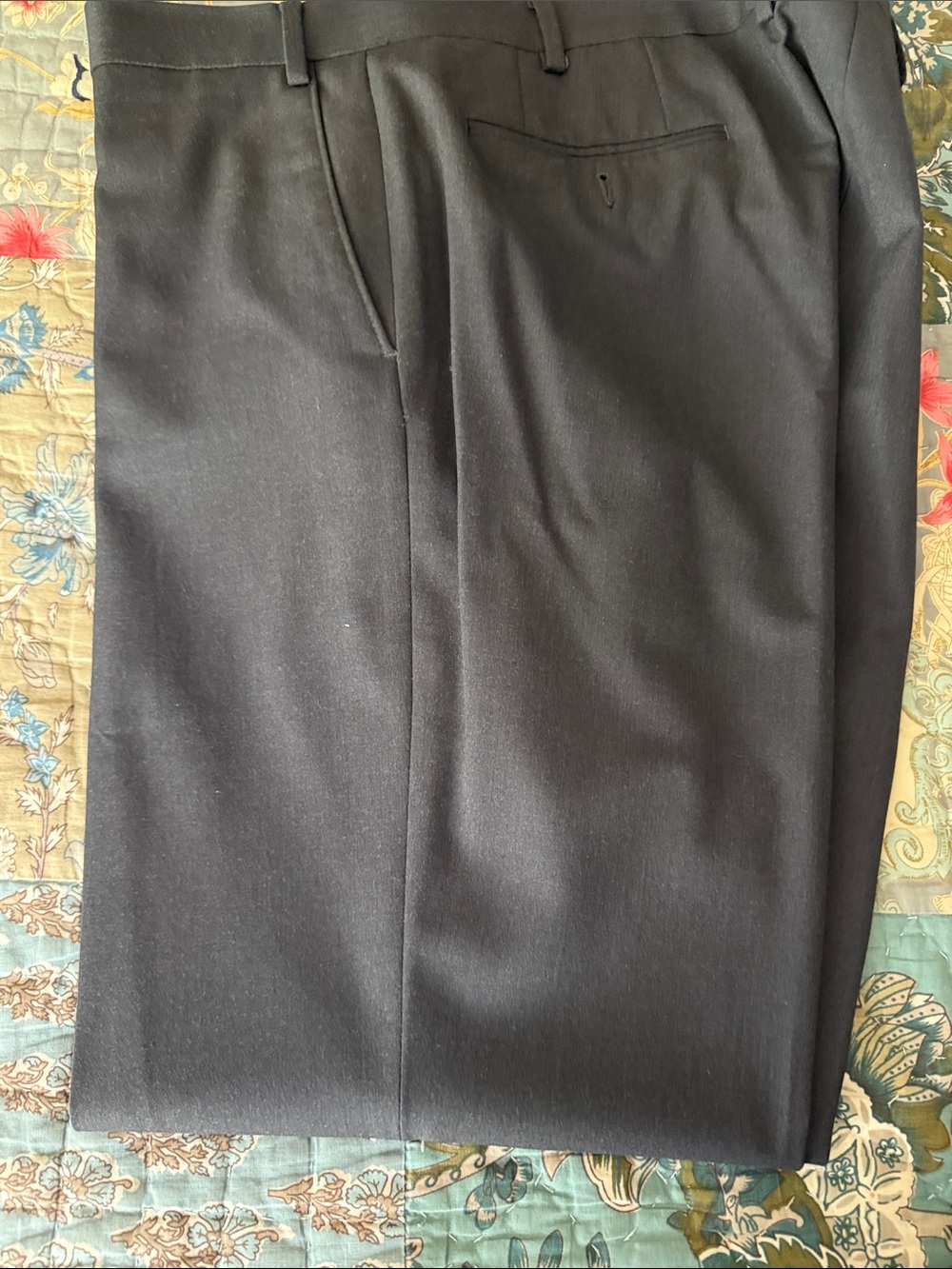 Chaps Men's Black Flat-Front Dress Shorts